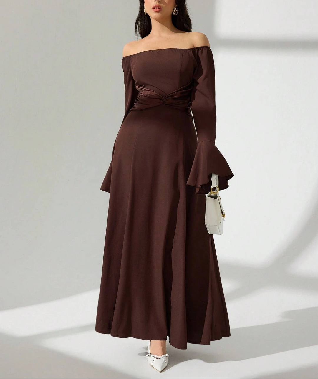 Rochie maxi Shein, maro
