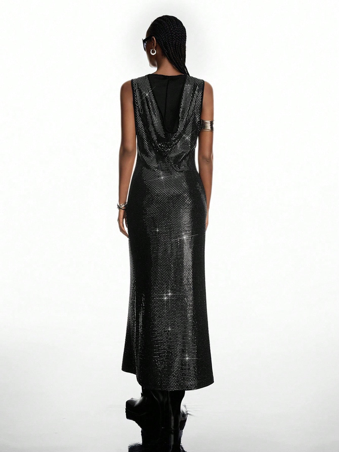 Rochie maxi SHEIN, negru