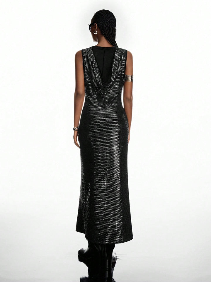 Rochie maxi SHEIN, negru