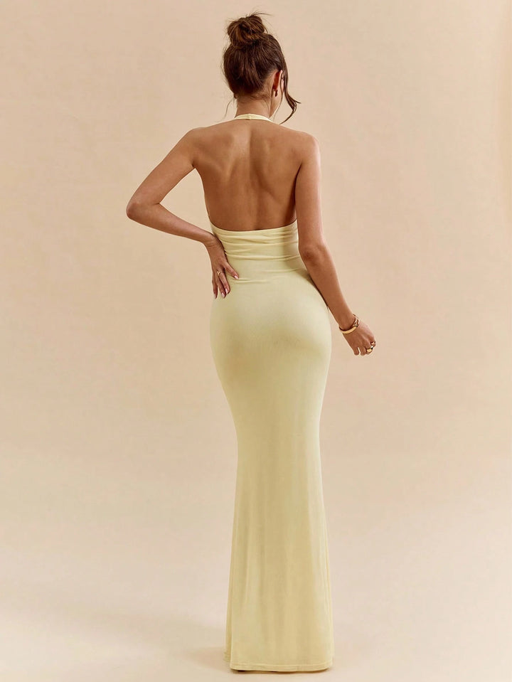 Rochie maxi SHEIN, galben
