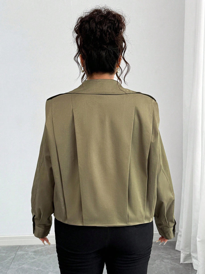 SHEIN kabát, khaki