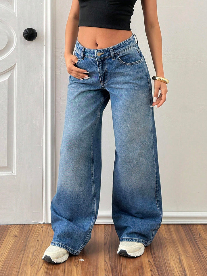 Jeans SHEIN, albastru