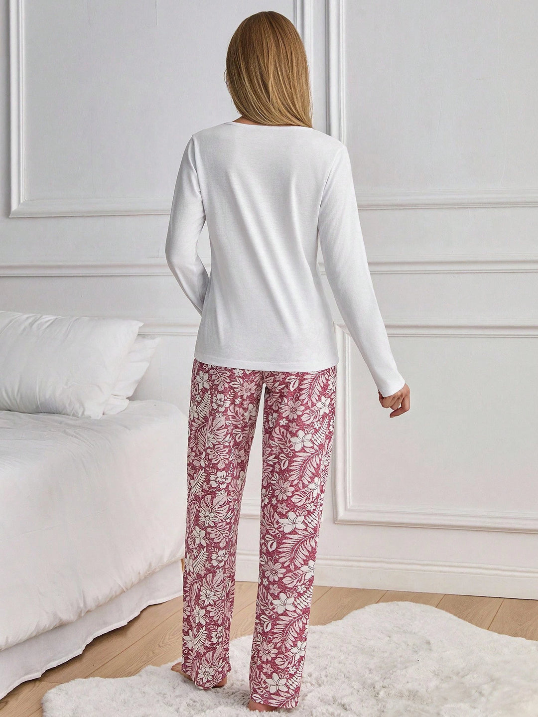 Compleu pijamale Shein Curve+, mix culori