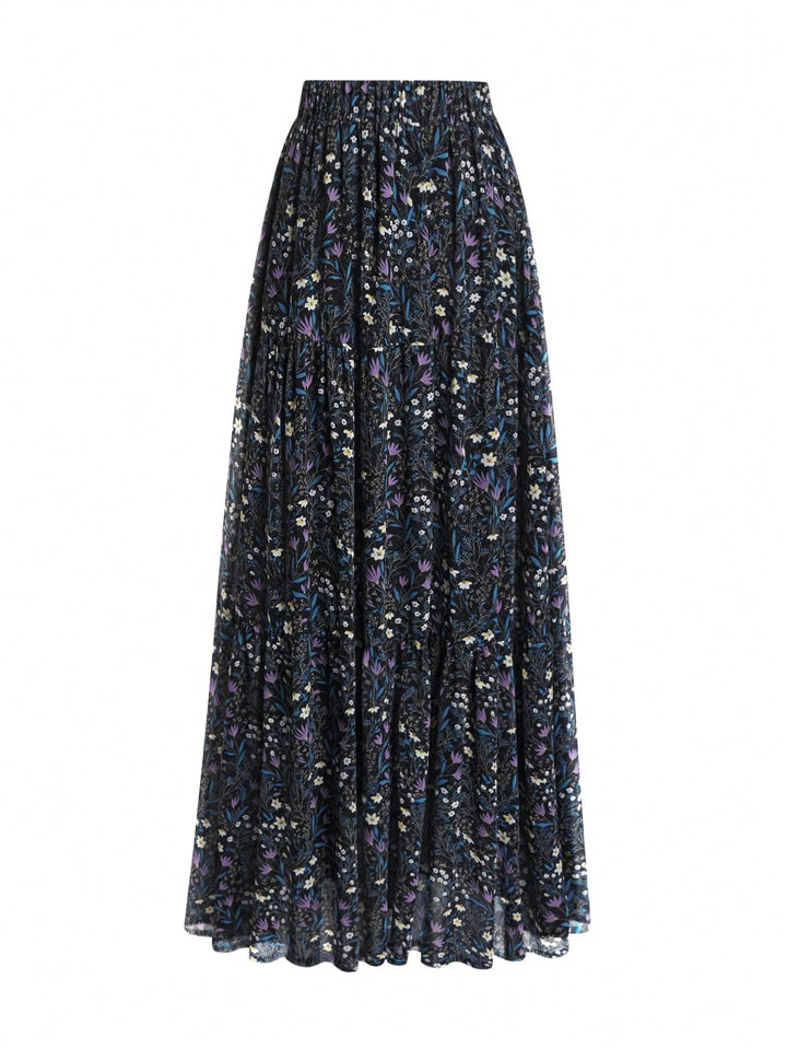 Fustă maxi SHEIN, mix culori