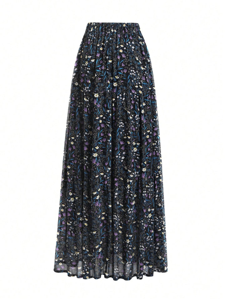 Fustă maxi SHEIN, mix culori