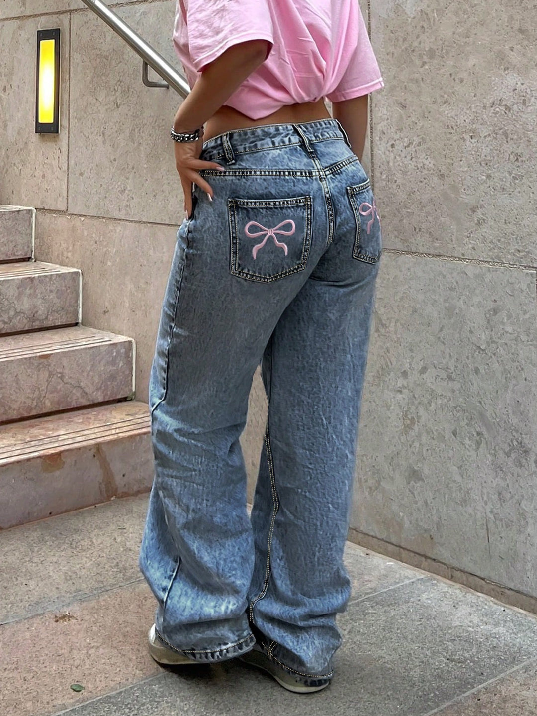 Jeans SHEIN, albastru