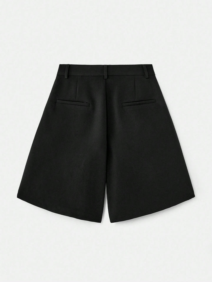 Pantaloni scurți SHEIN, negru