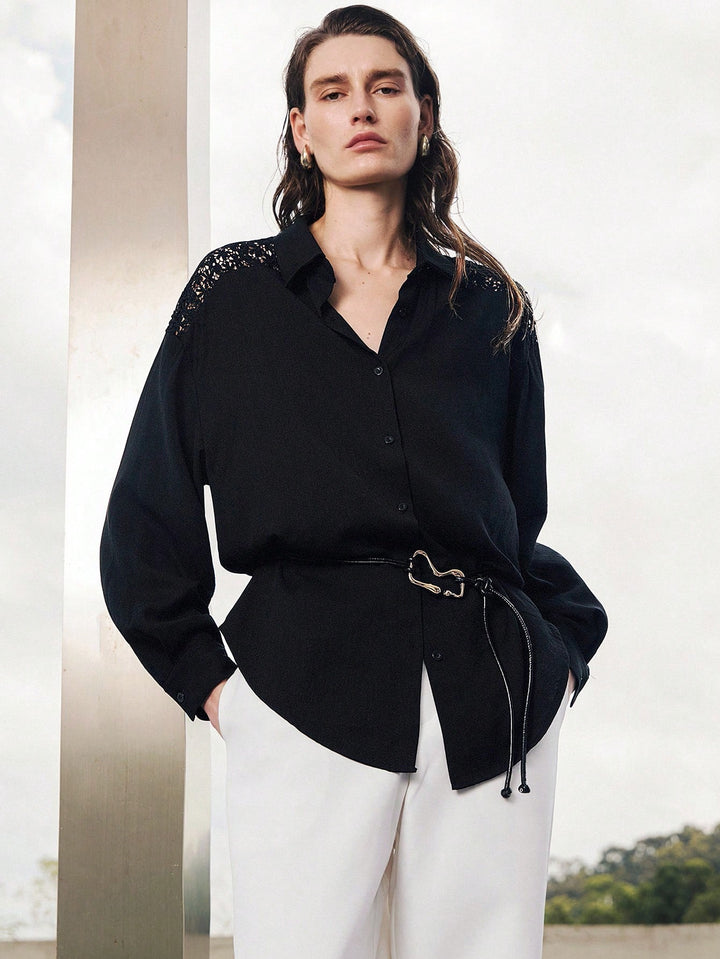 Bluza SHEIN, negru