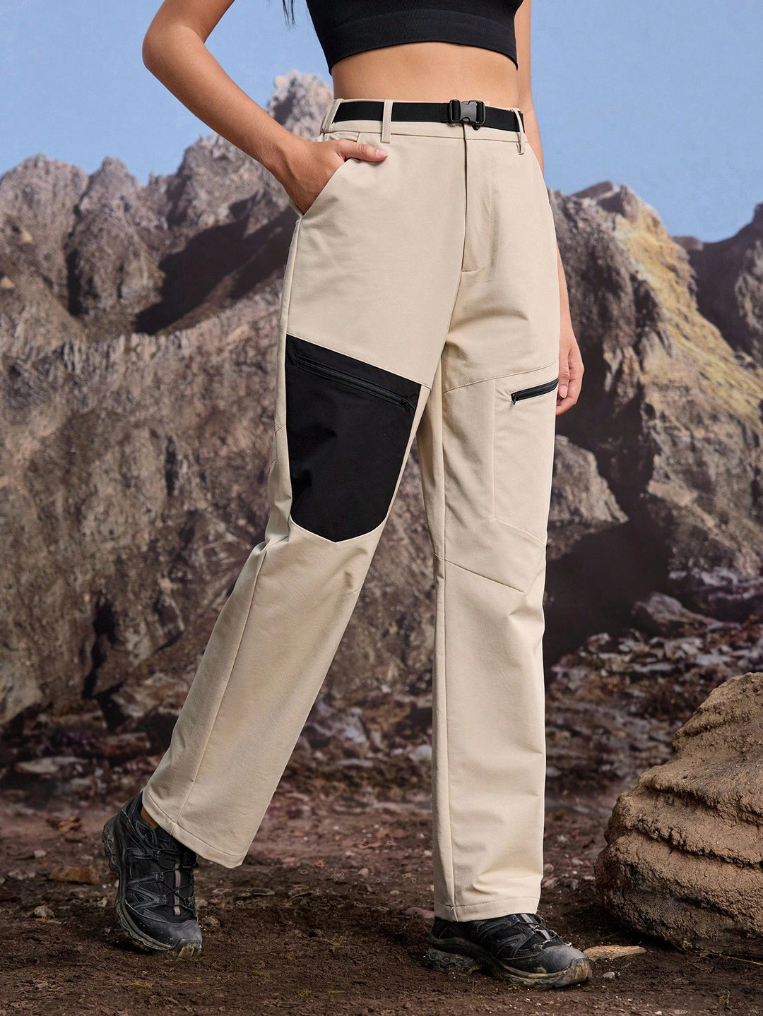 Pantaloni SHEIN, bej