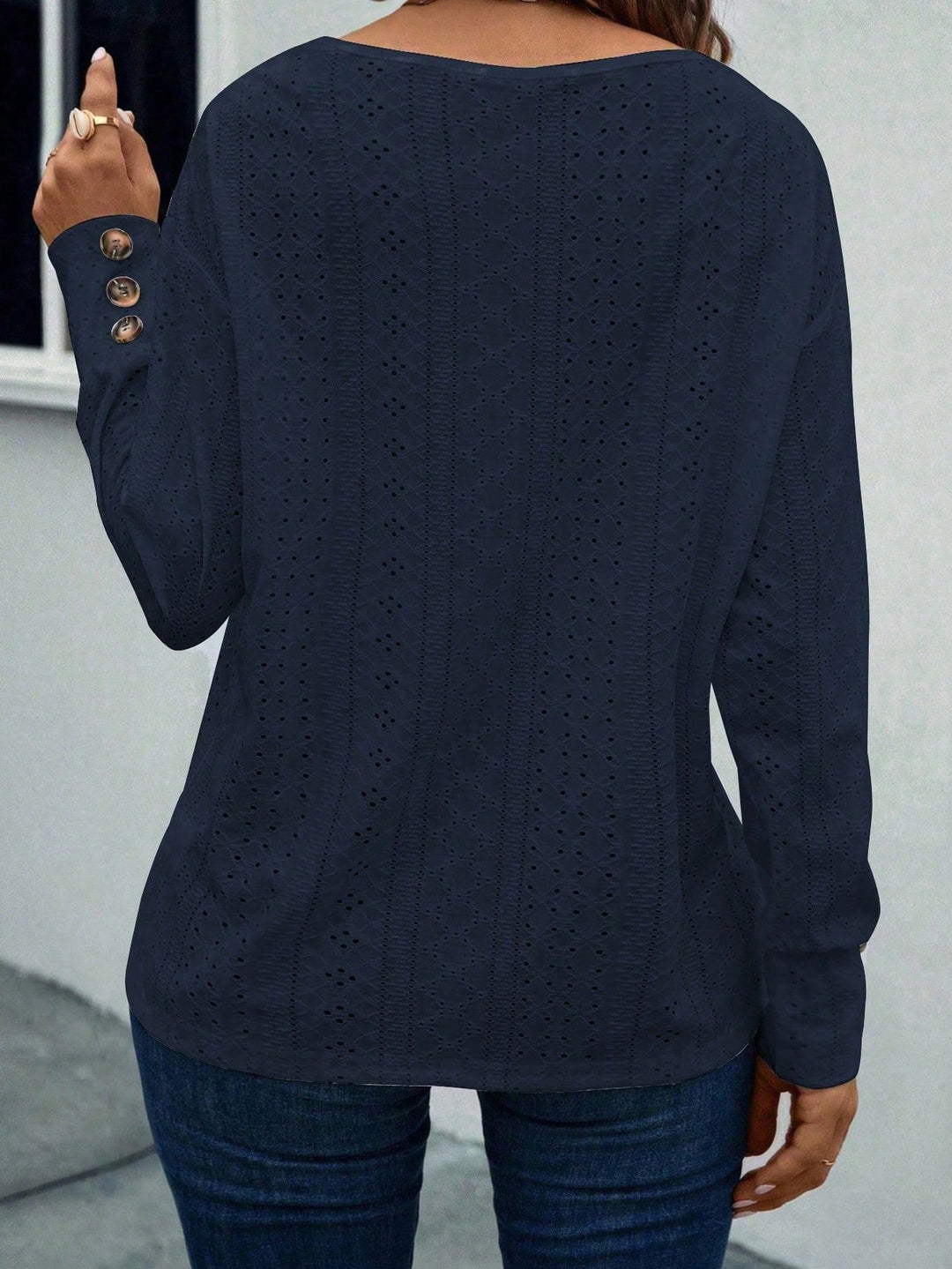 SHEIN blúz, kék