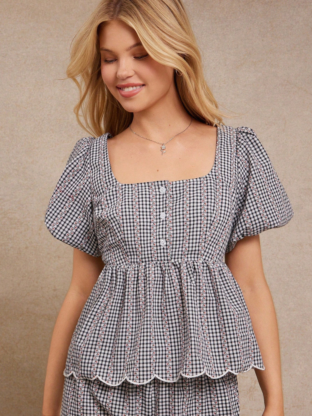Top SHEIN, negru