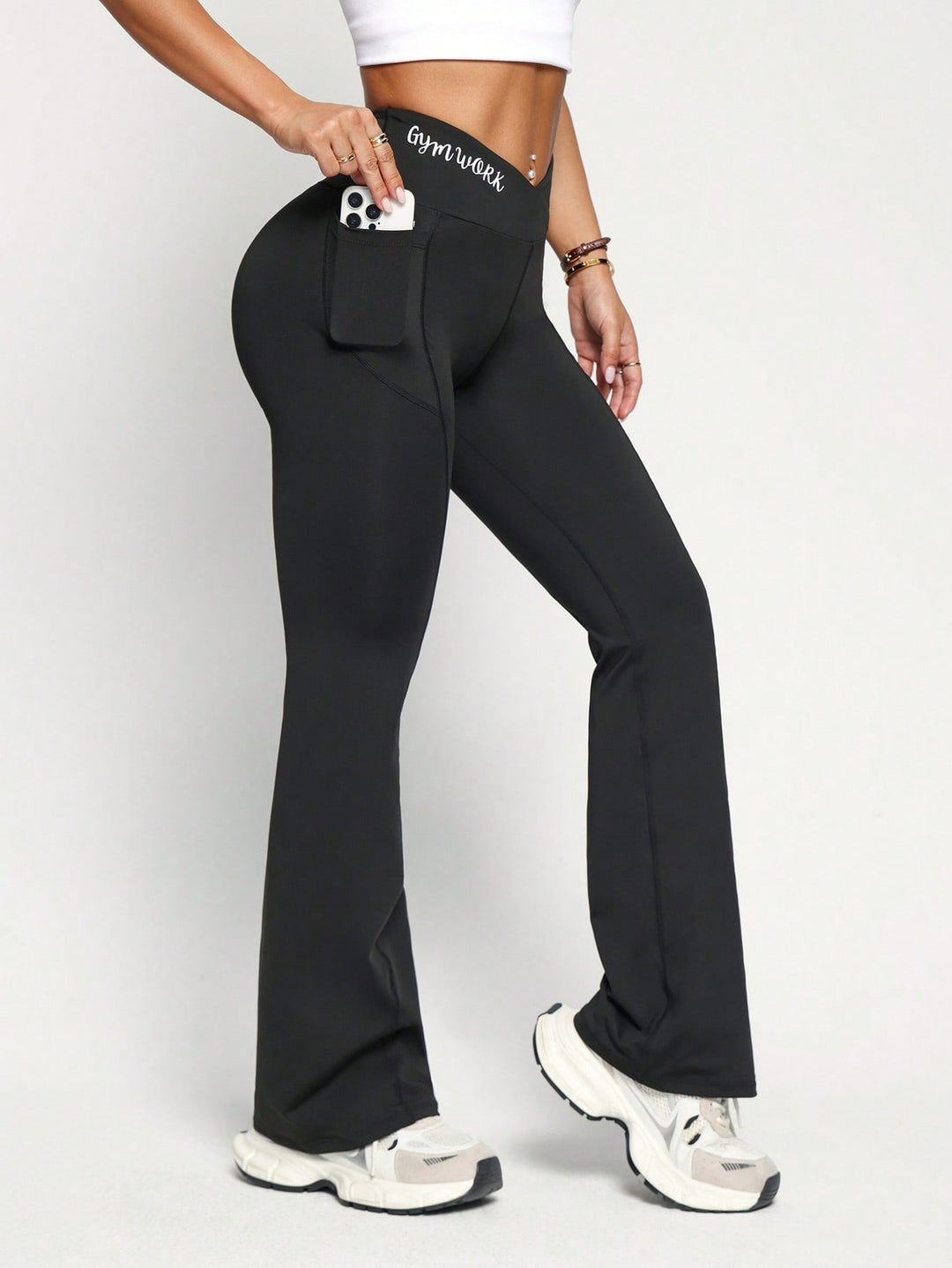Pantaloni SHEIN, negru