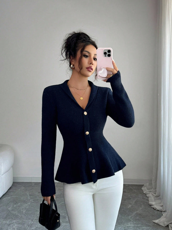 Cardigan SHEIN, albastru