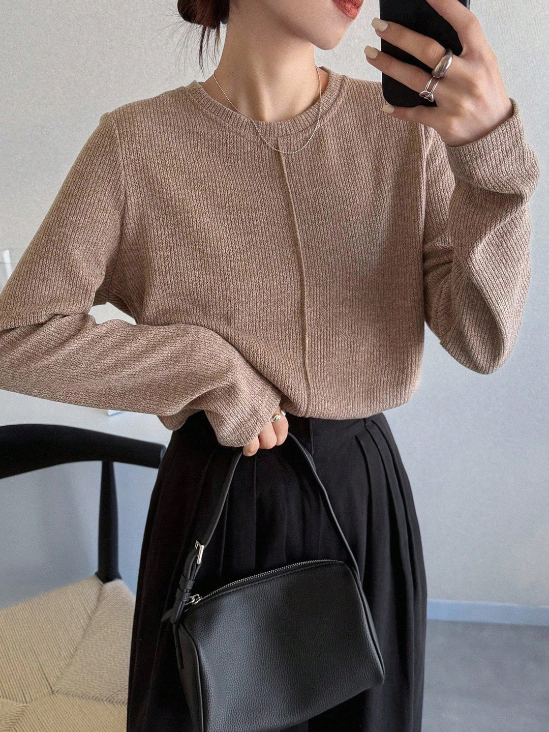 Tricou SHEIN, kaki