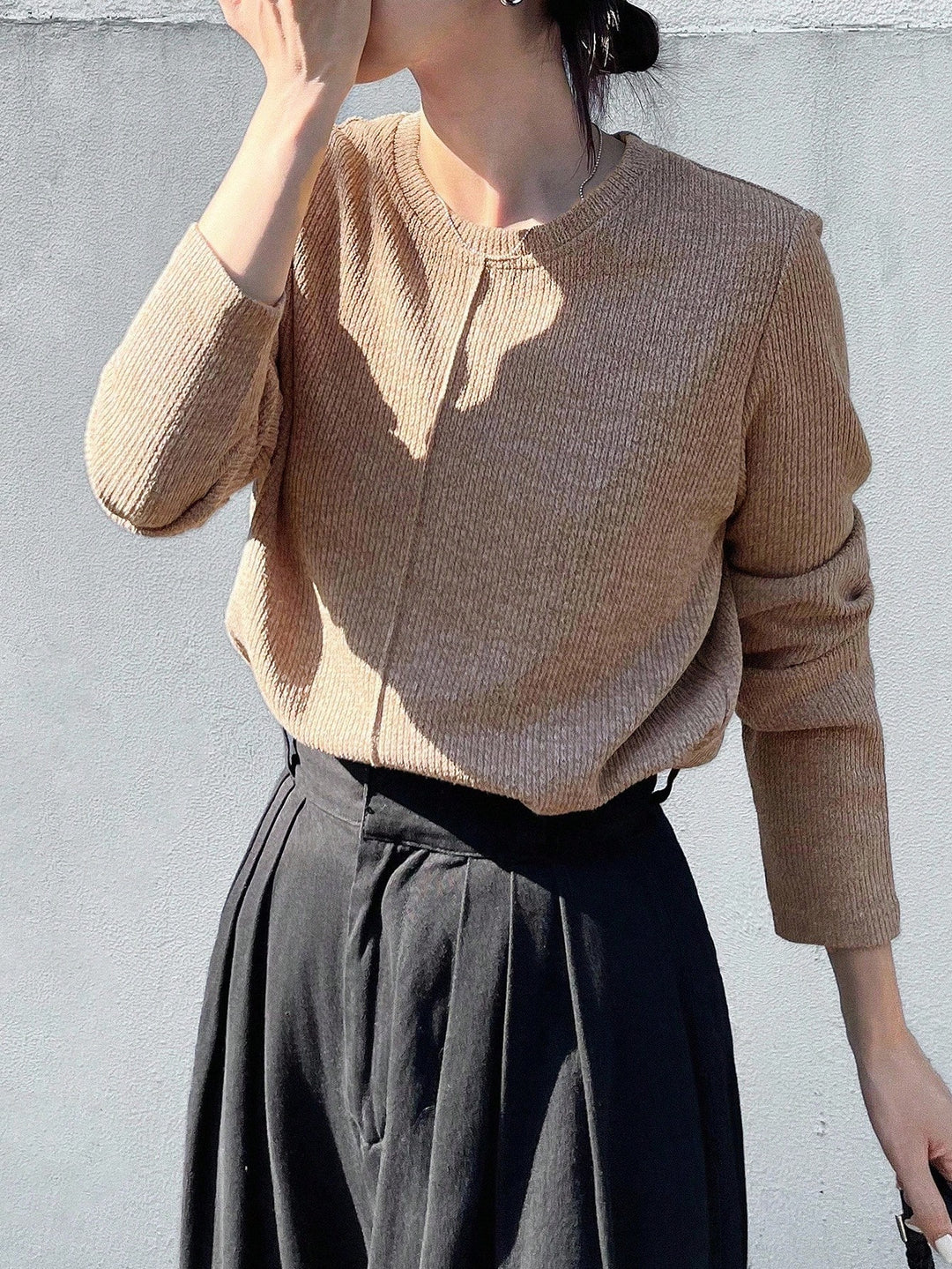 Tricou SHEIN, kaki