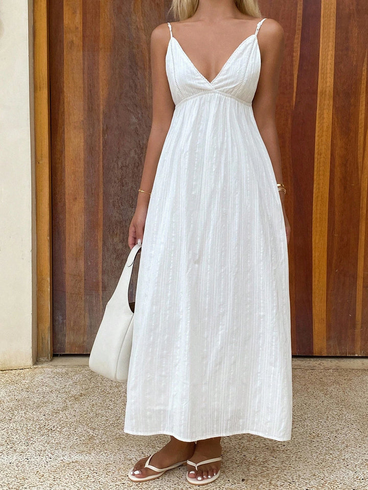 Rochie maxi SHEIN, alb