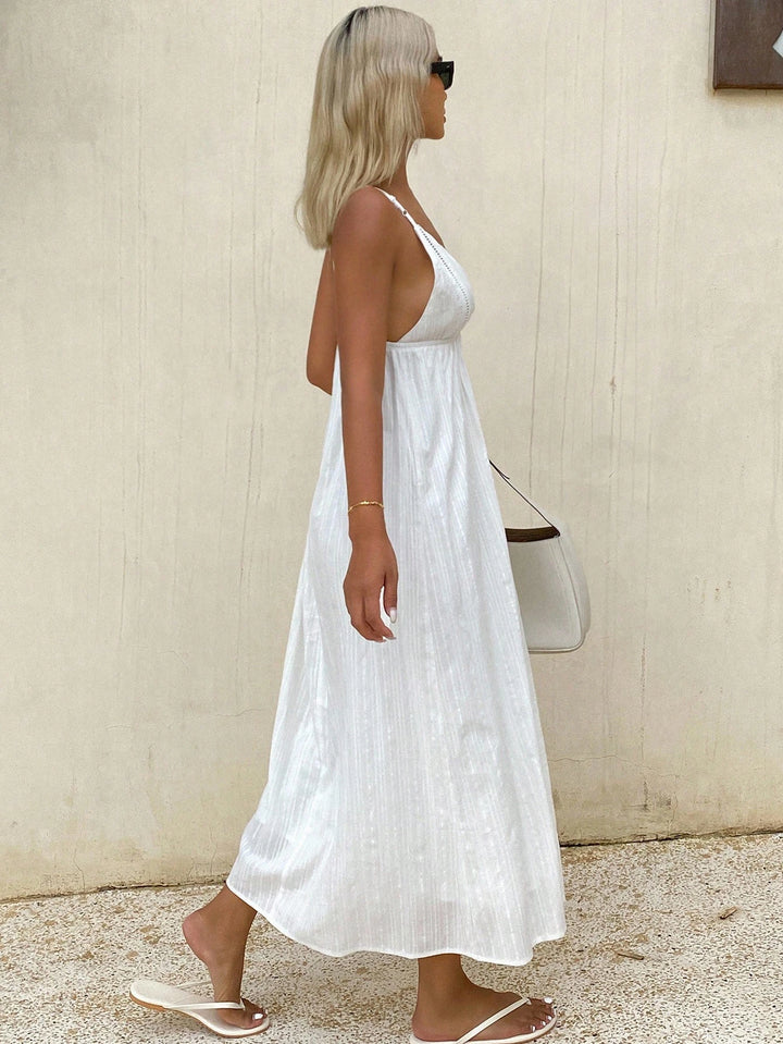 Rochie maxi SHEIN, alb
