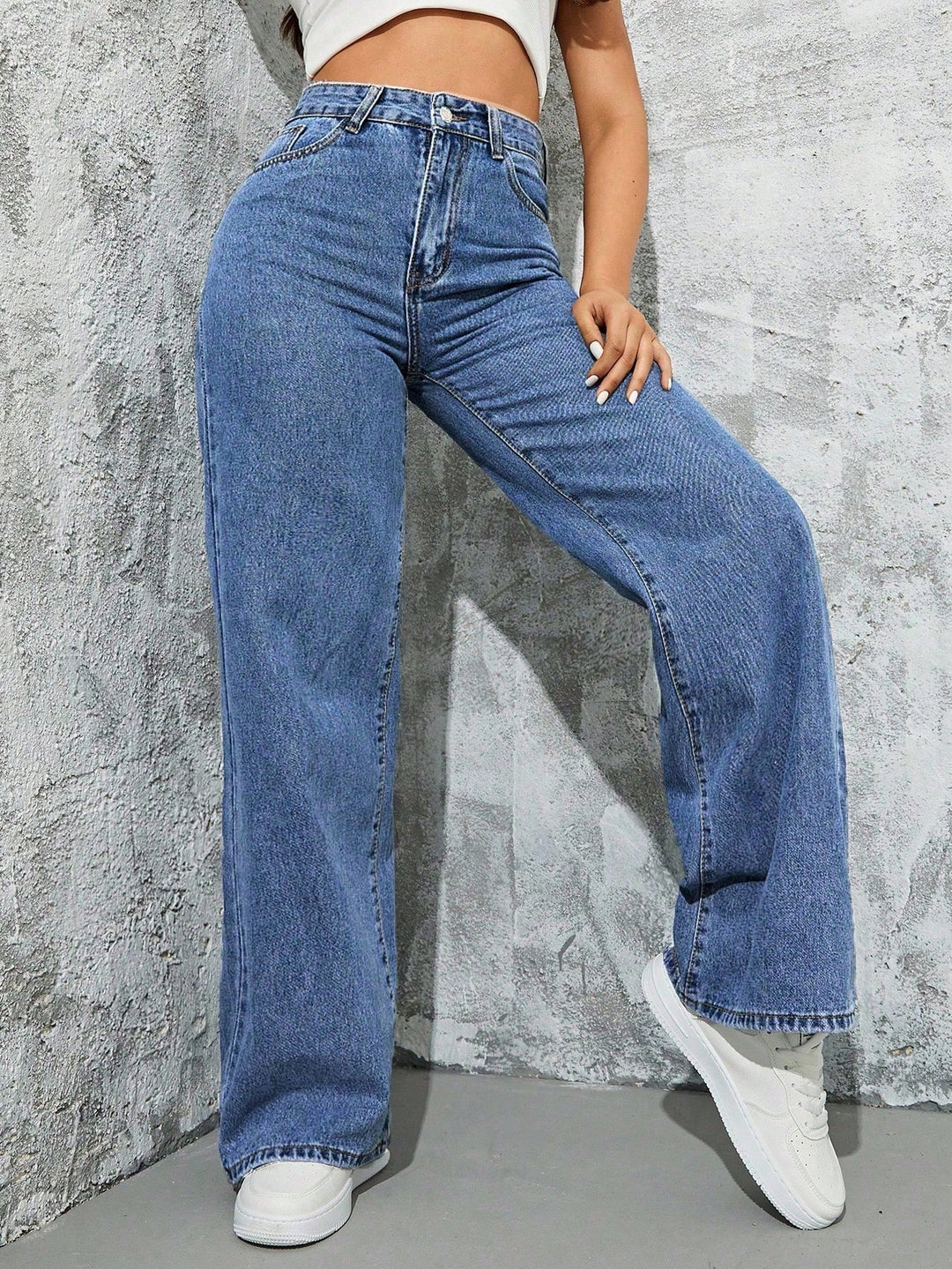 Jeans SHEIN, albastru