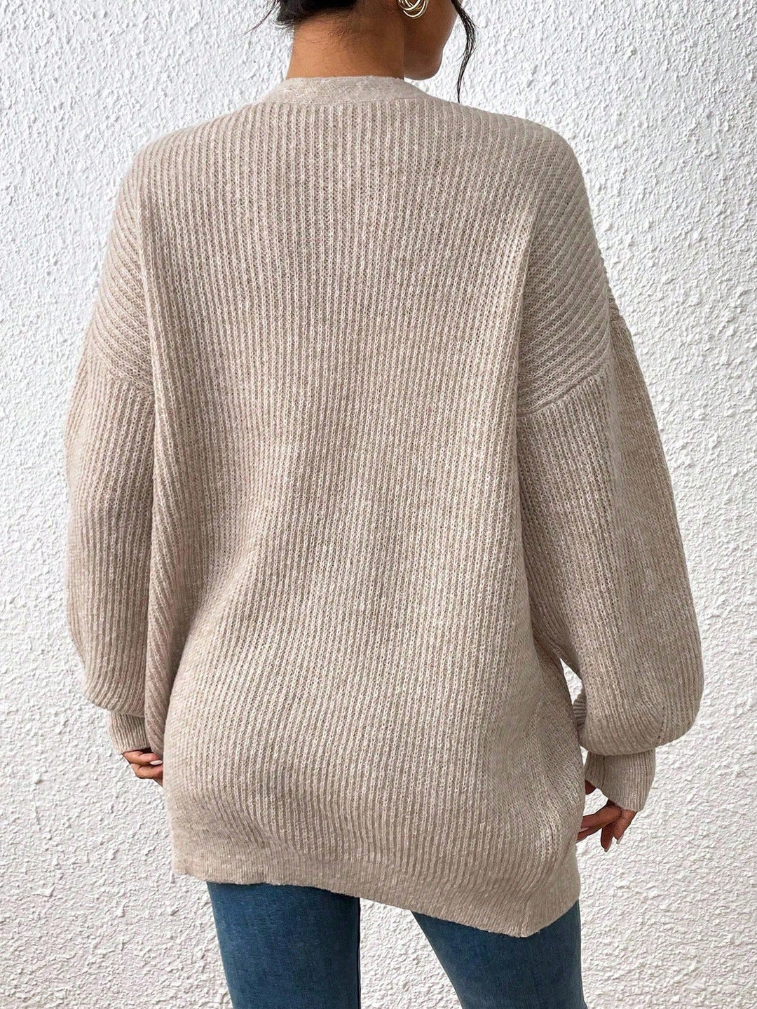 Cardigan SHEIN, maro