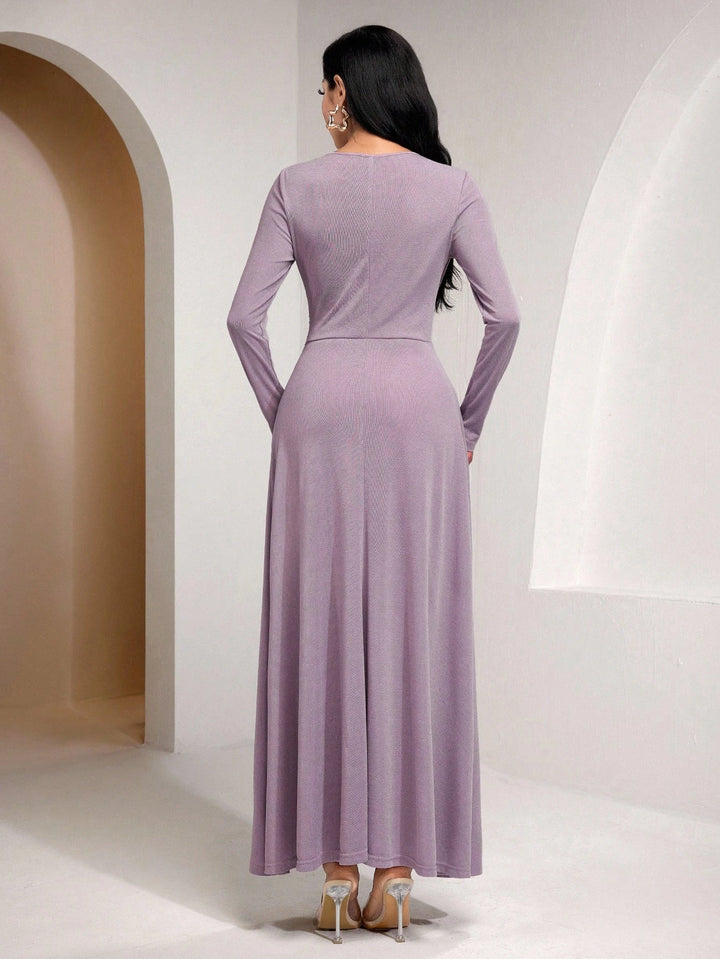 SHEIN maxi ruha, lila