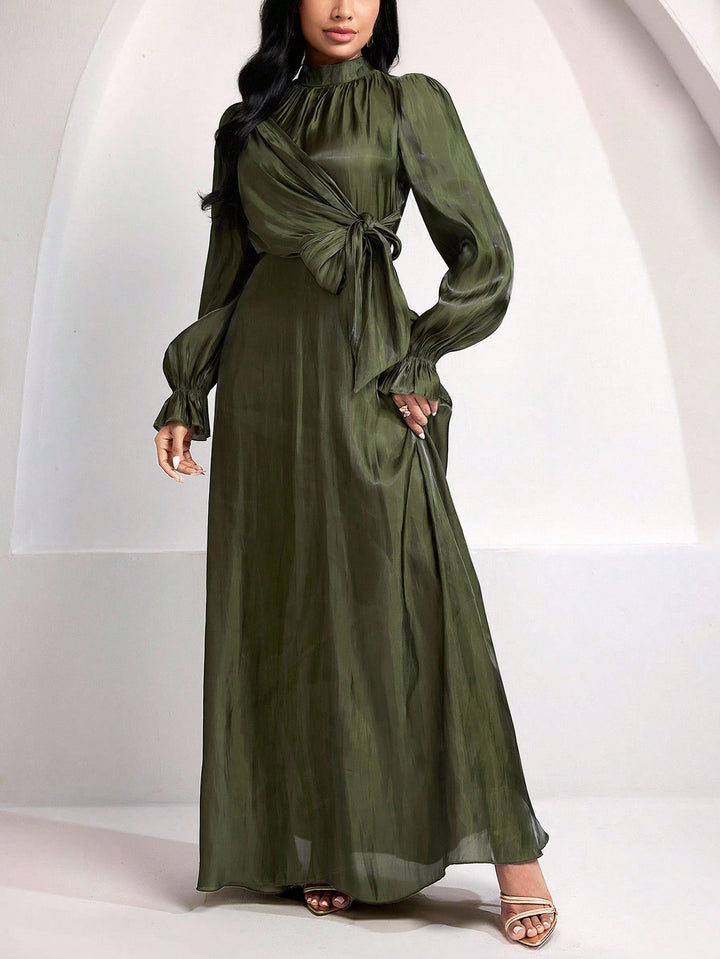Rochie maxi SHEIN, kaki