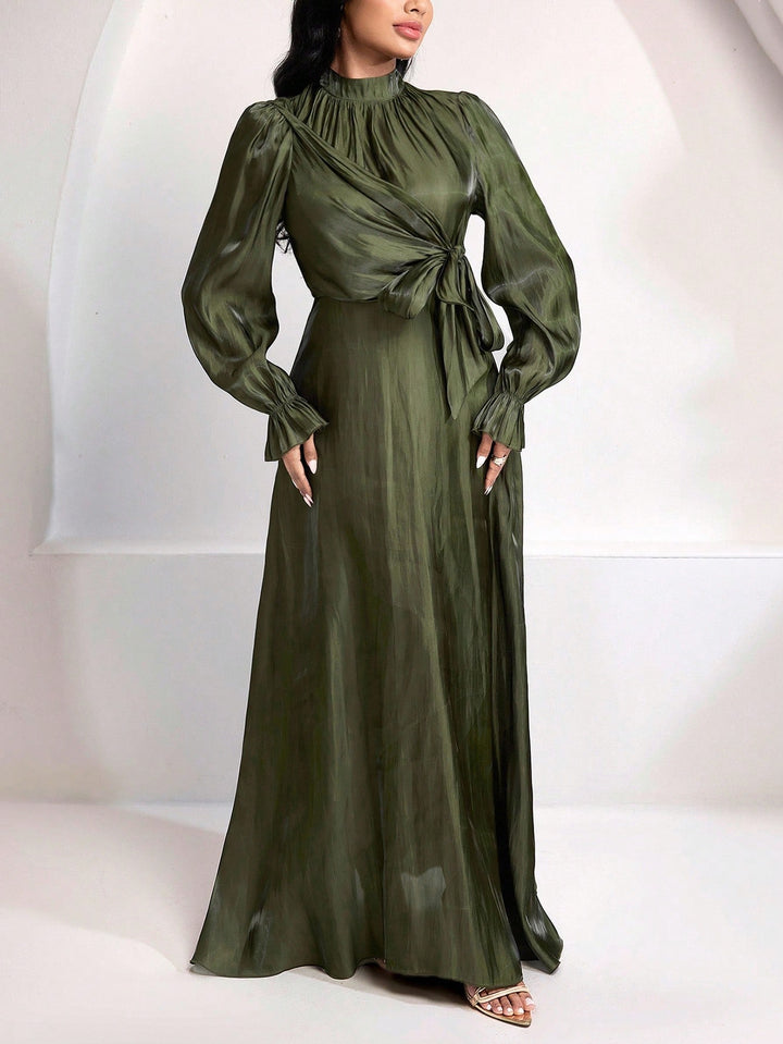 Rochie maxi SHEIN, kaki