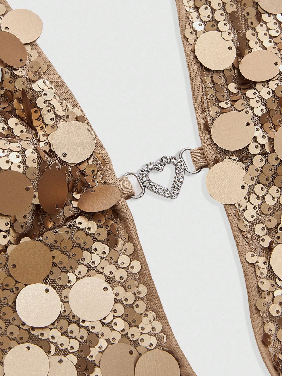 Ujjatlan felső SHEIN, barna