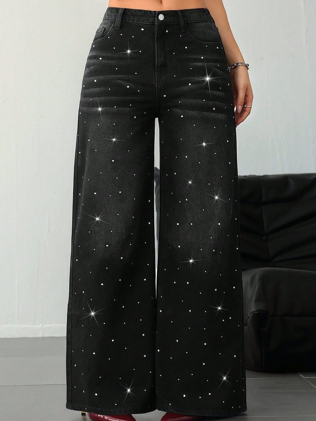 Jeans SHEIN, negru