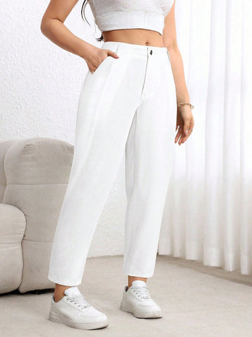 Jeans SHEIN, alb