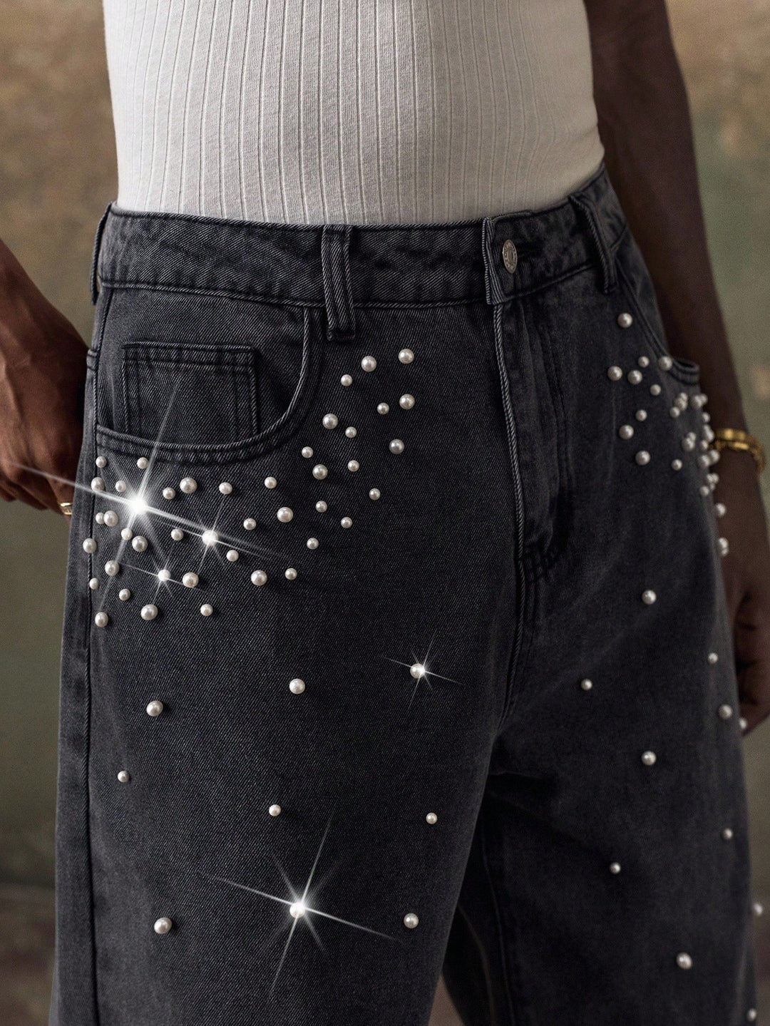 Jeans SHEIN, gri