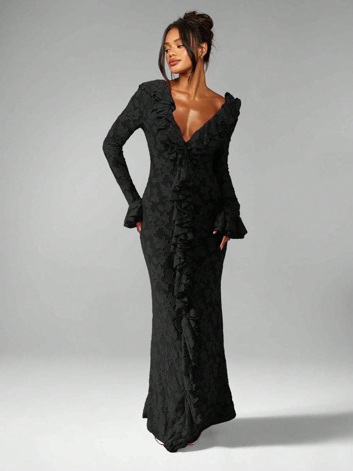 Rochie maxi SHEIN, negru