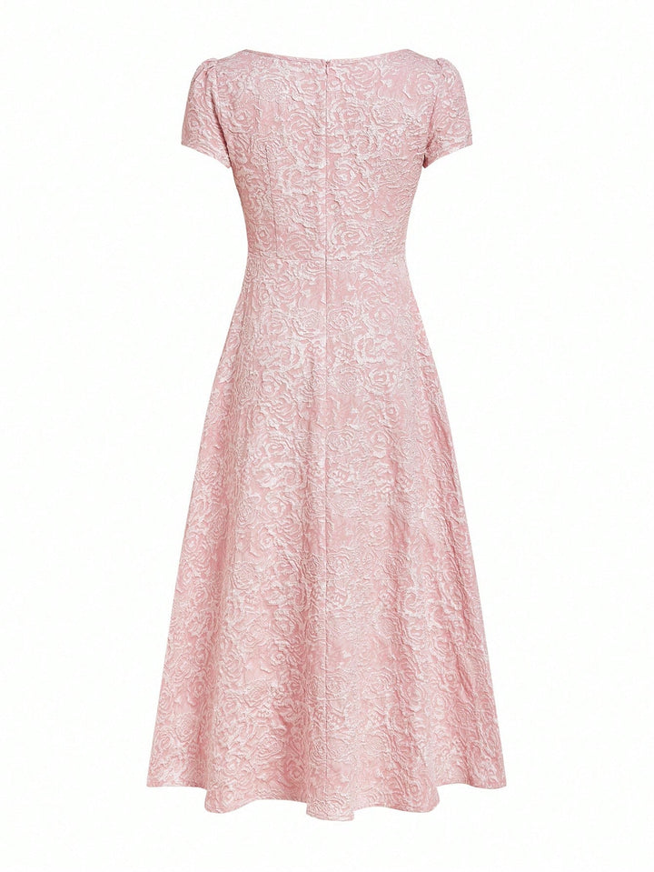 SHEIN maxi ruha, rózsaszín