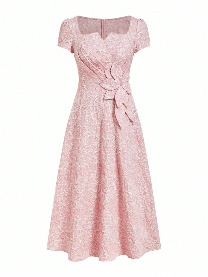 SHEIN maxi ruha, rózsaszín