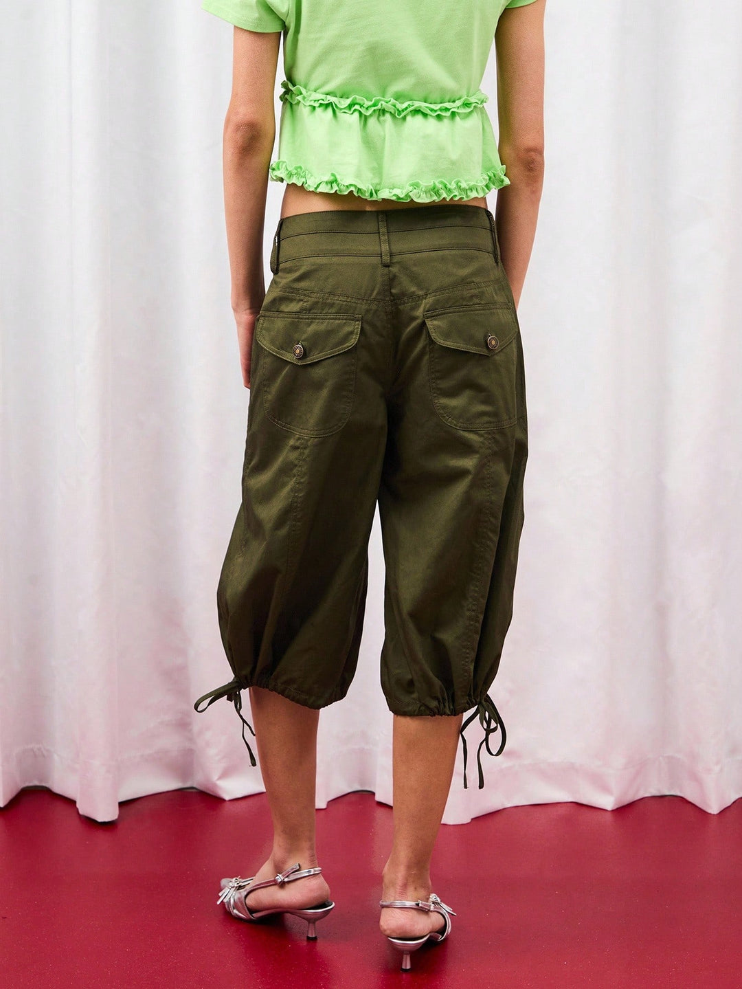 Pantaloni SHEIN, kaki