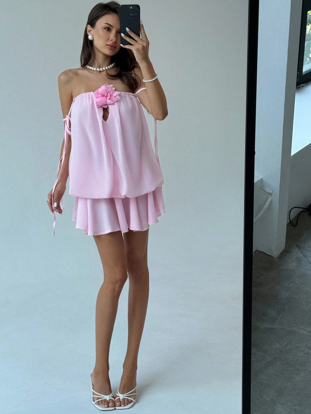 Rochie mini SHEIN, roz