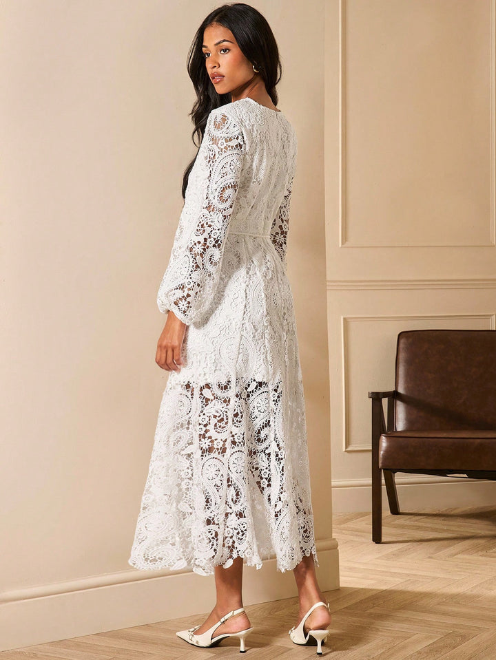 SHEIN Maxi Dress, White