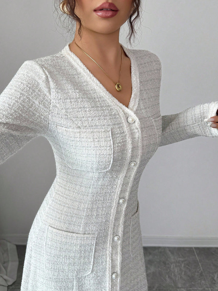 Rochie maxi SHEIN, bej