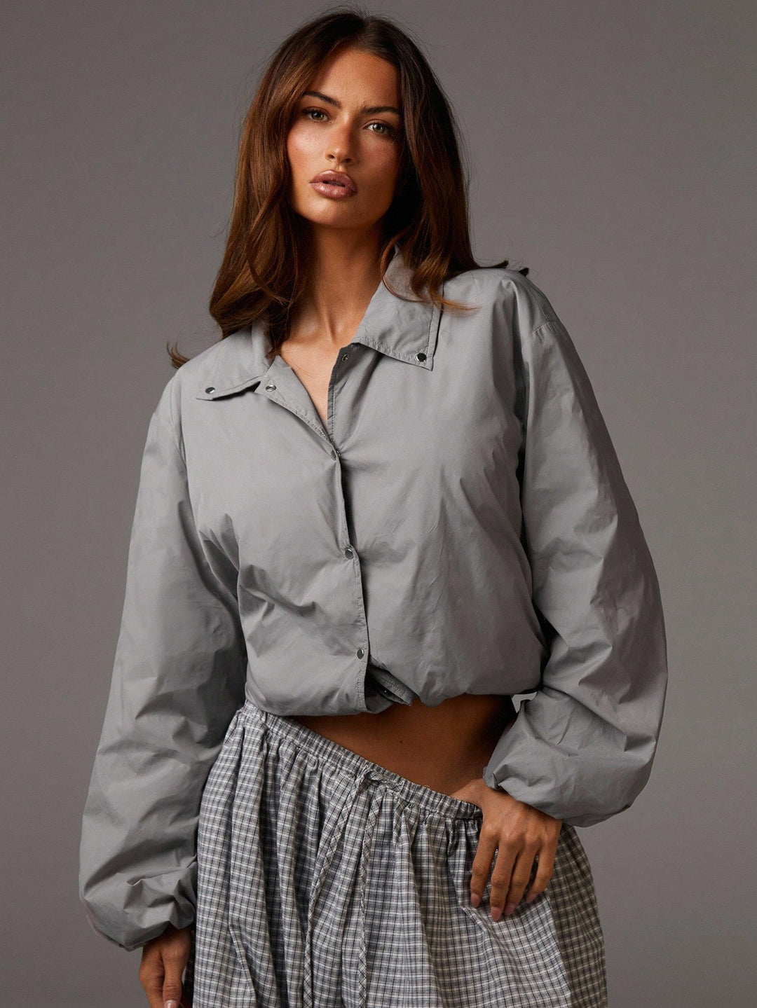 SHEIN kabát, khaki