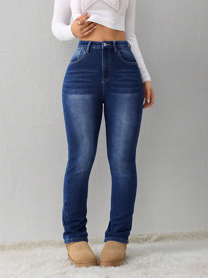 Jeans SHEIN, albastru