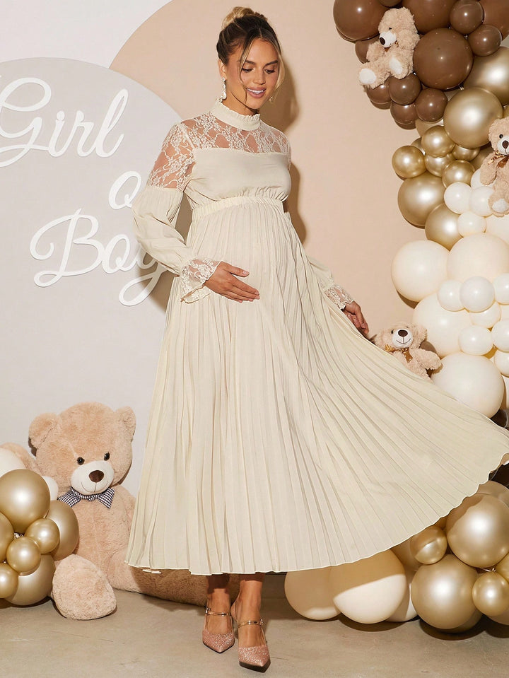 Rochie maxi SHEIN, crem