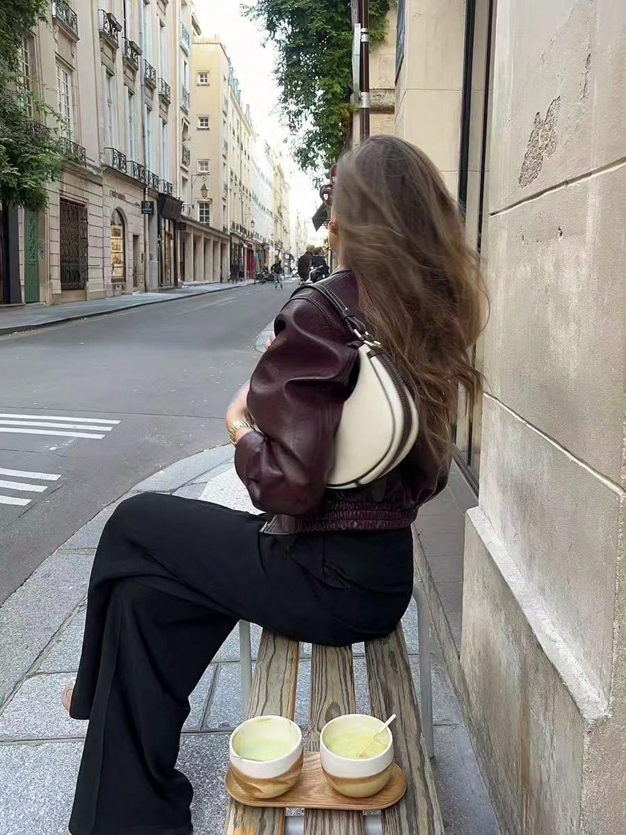Jachetă SHEIN, vișiniu