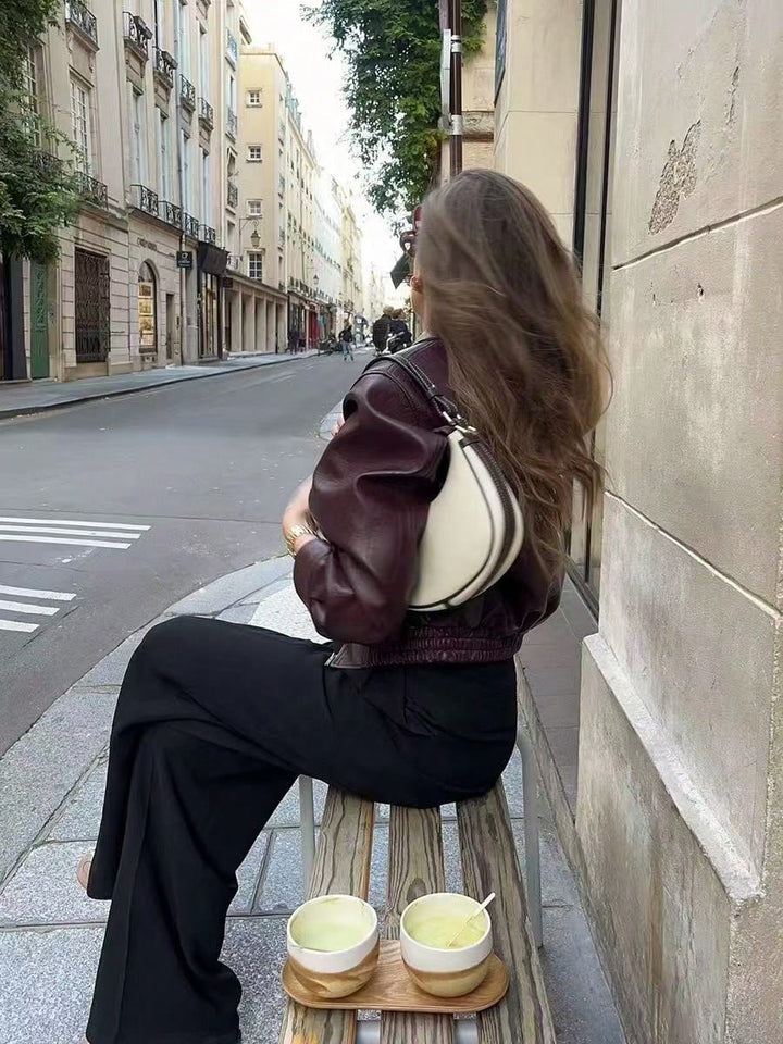 Jachetă SHEIN, vișiniu