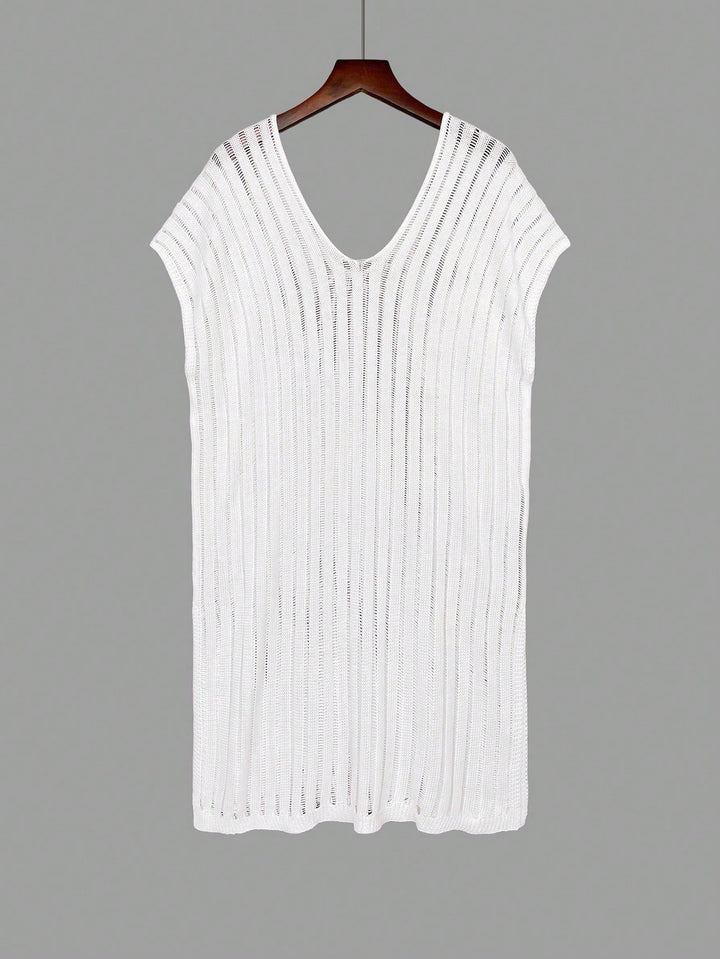 Rochie de plajă damă SHEIN, alb, mărimea S