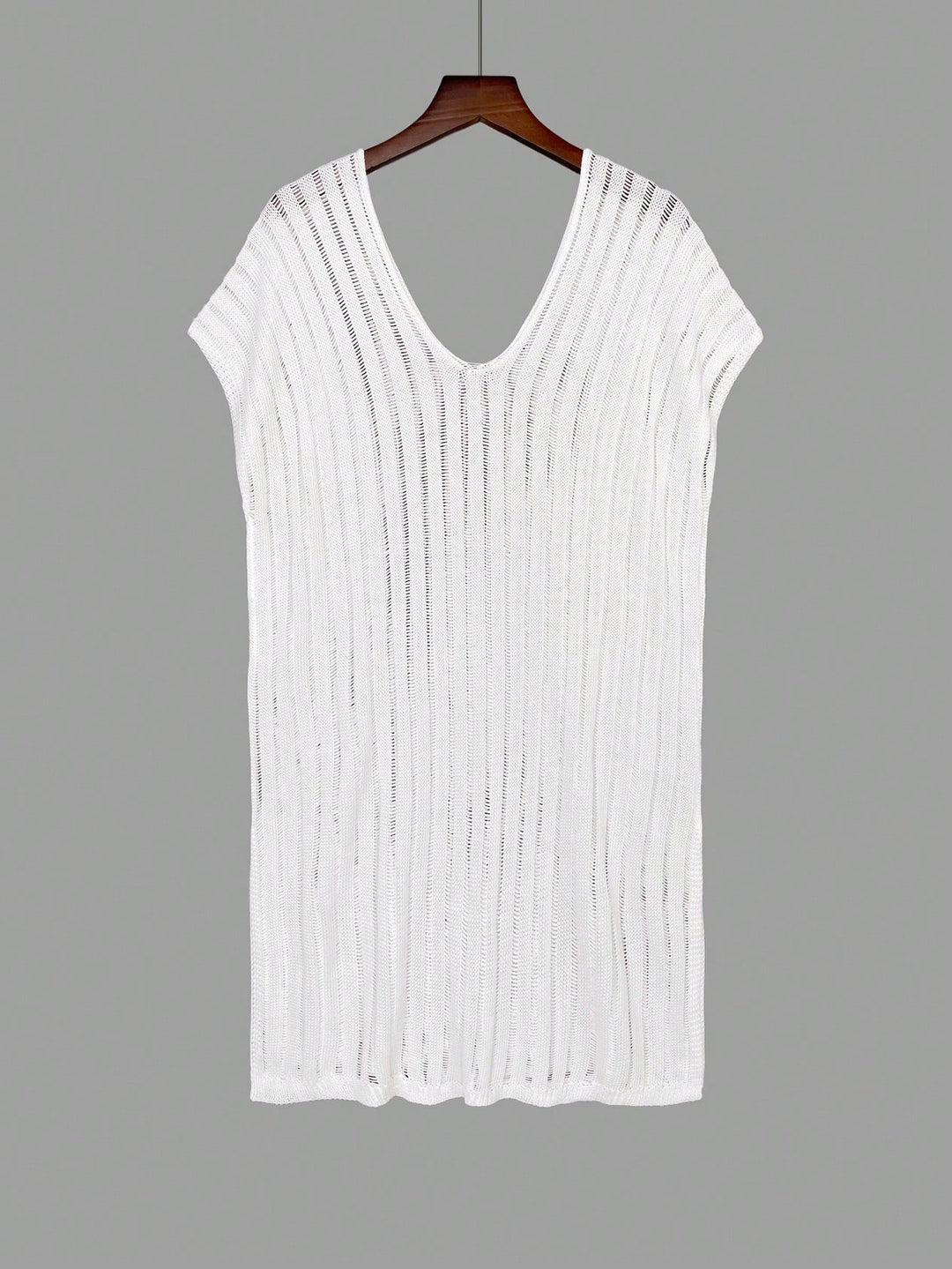 Rochie de plajă damă SHEIN, alb, mărimea S
