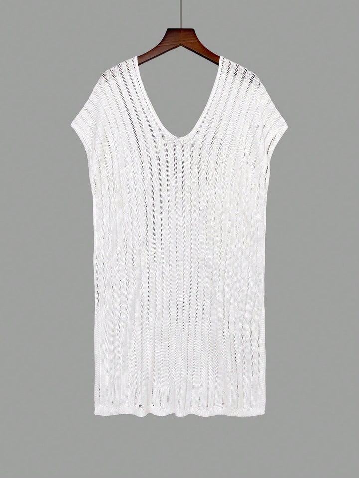 Rochie de plajă damă SHEIN, alb, mărimea S