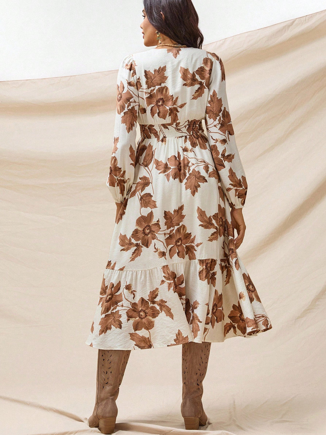 Rochie SHEIN, kaki