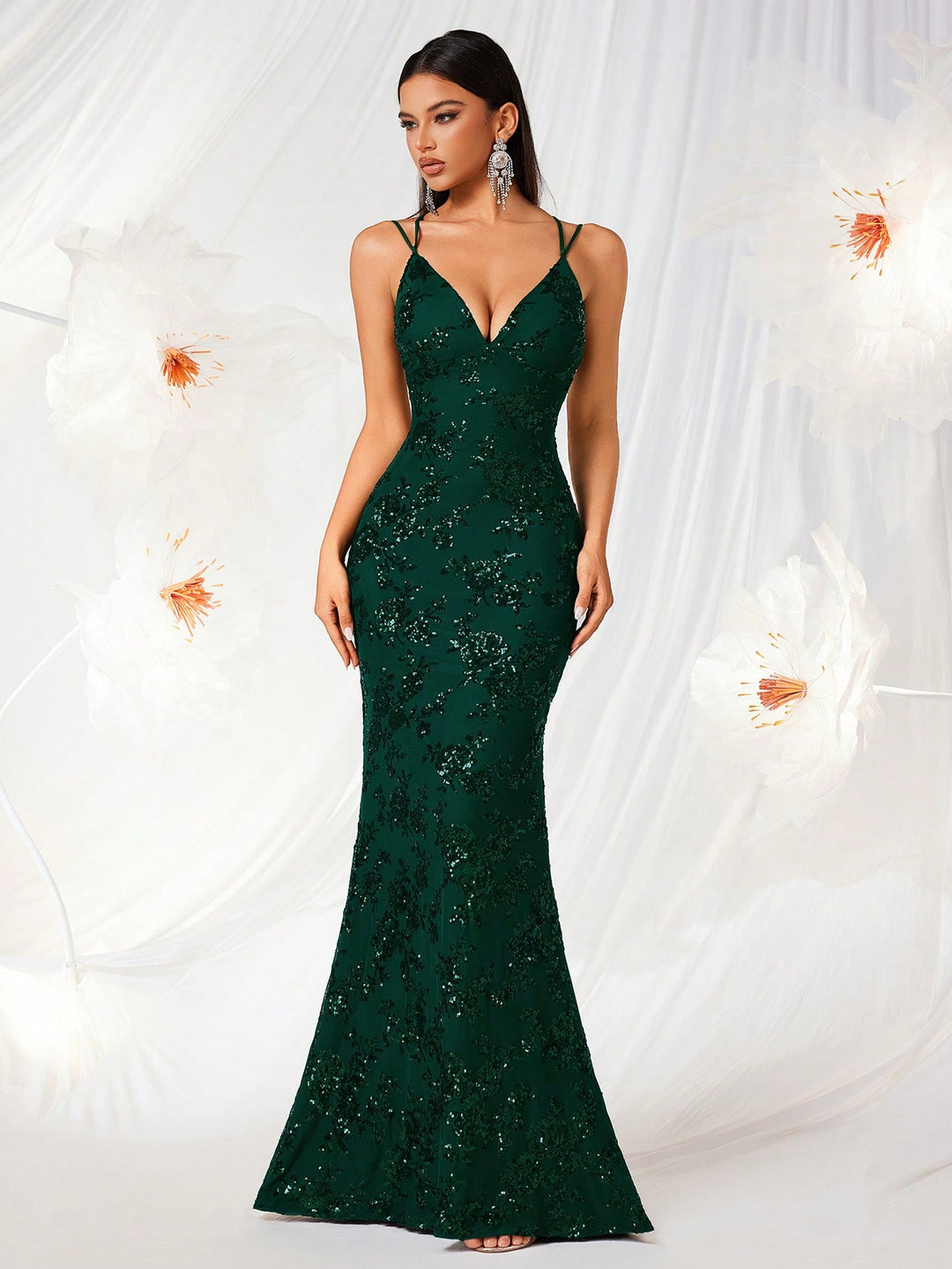 Rochie SHEIN, verde