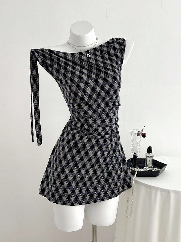Rochie scurtă SHEIN, albastru