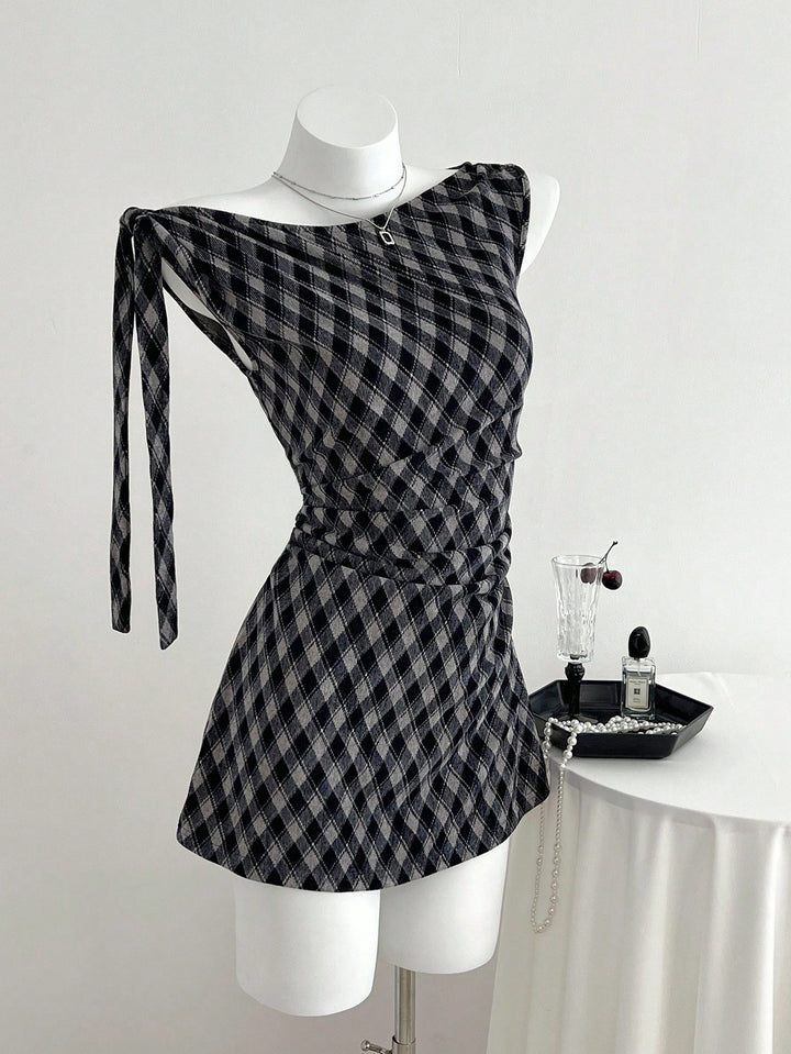 Rochie scurtă SHEIN, albastru