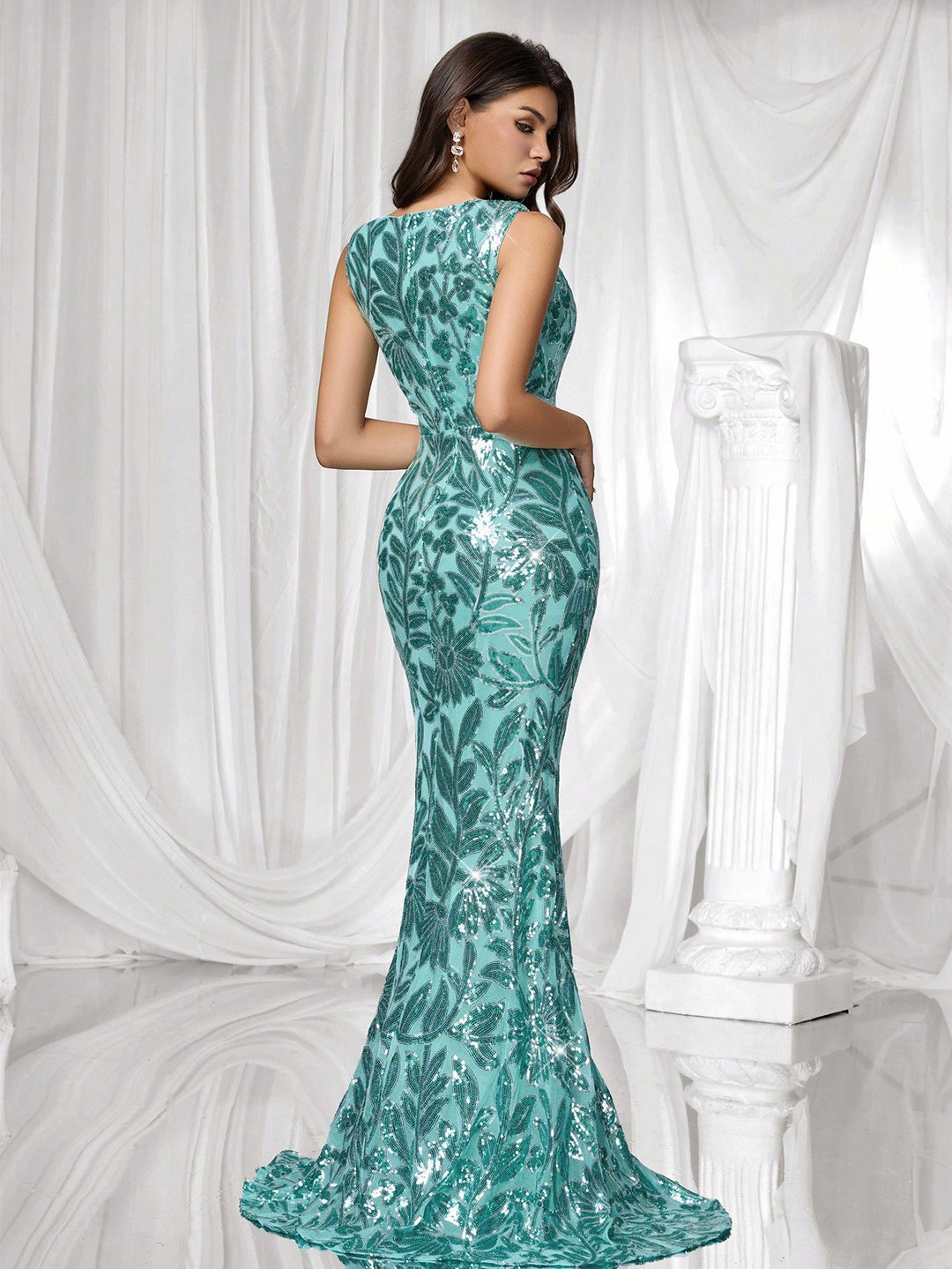 Rochie SHEIN, verde